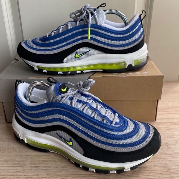 Nike Air Max 97 Blue/Green Women Sneakers- Women SZ